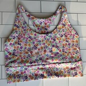 Skatie sports bra floral print medium